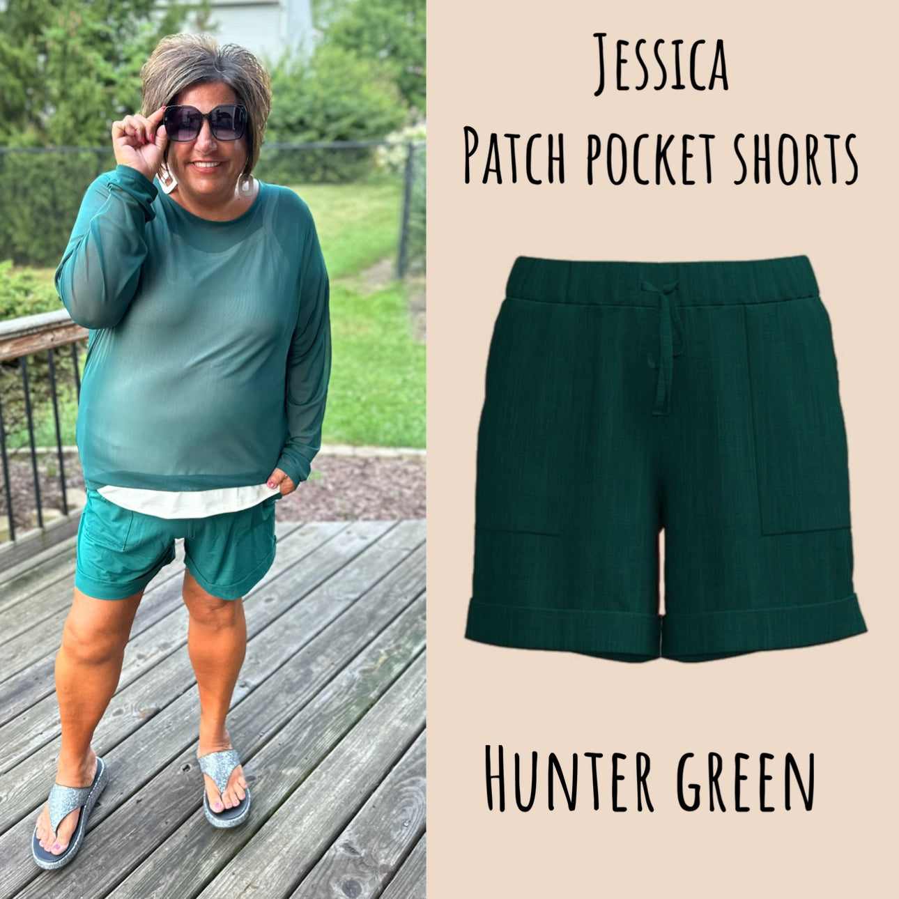 Jessica - hunter green