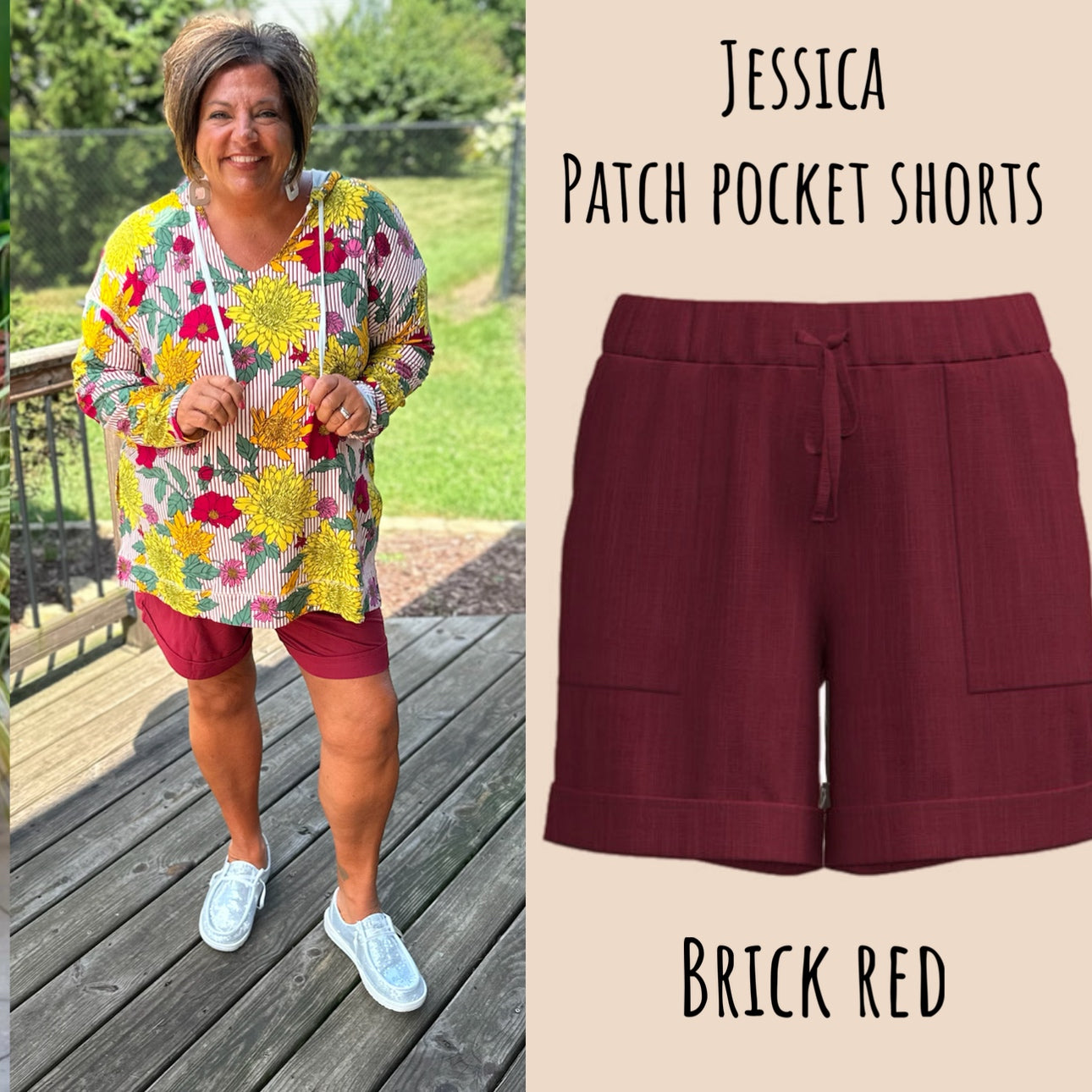 Jessica -brick red