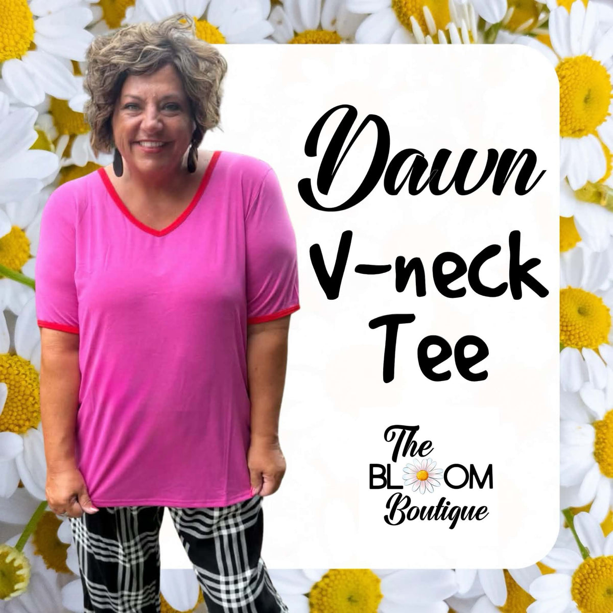 Dawn V neck top