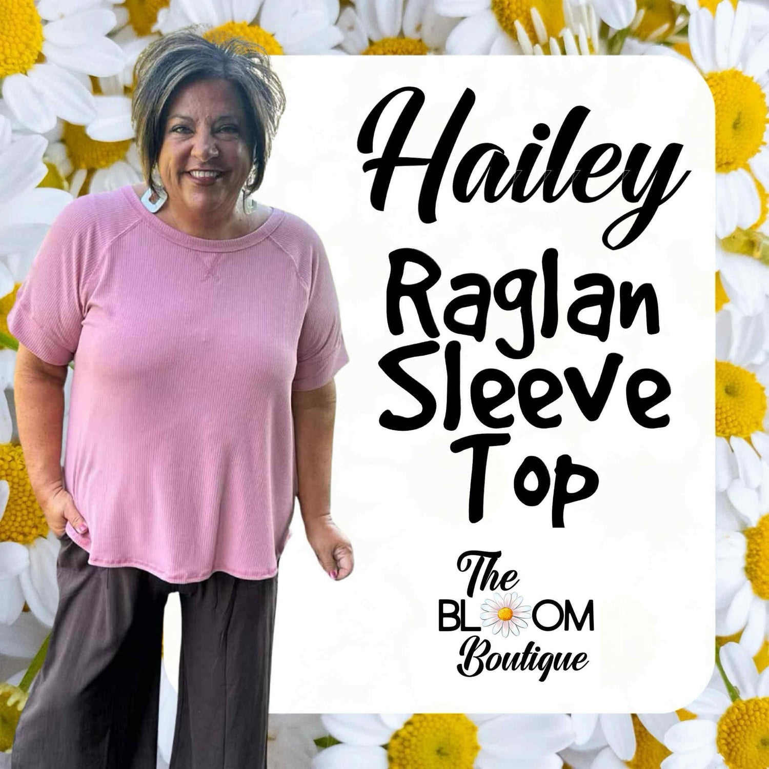 hailey raglan sleeve top