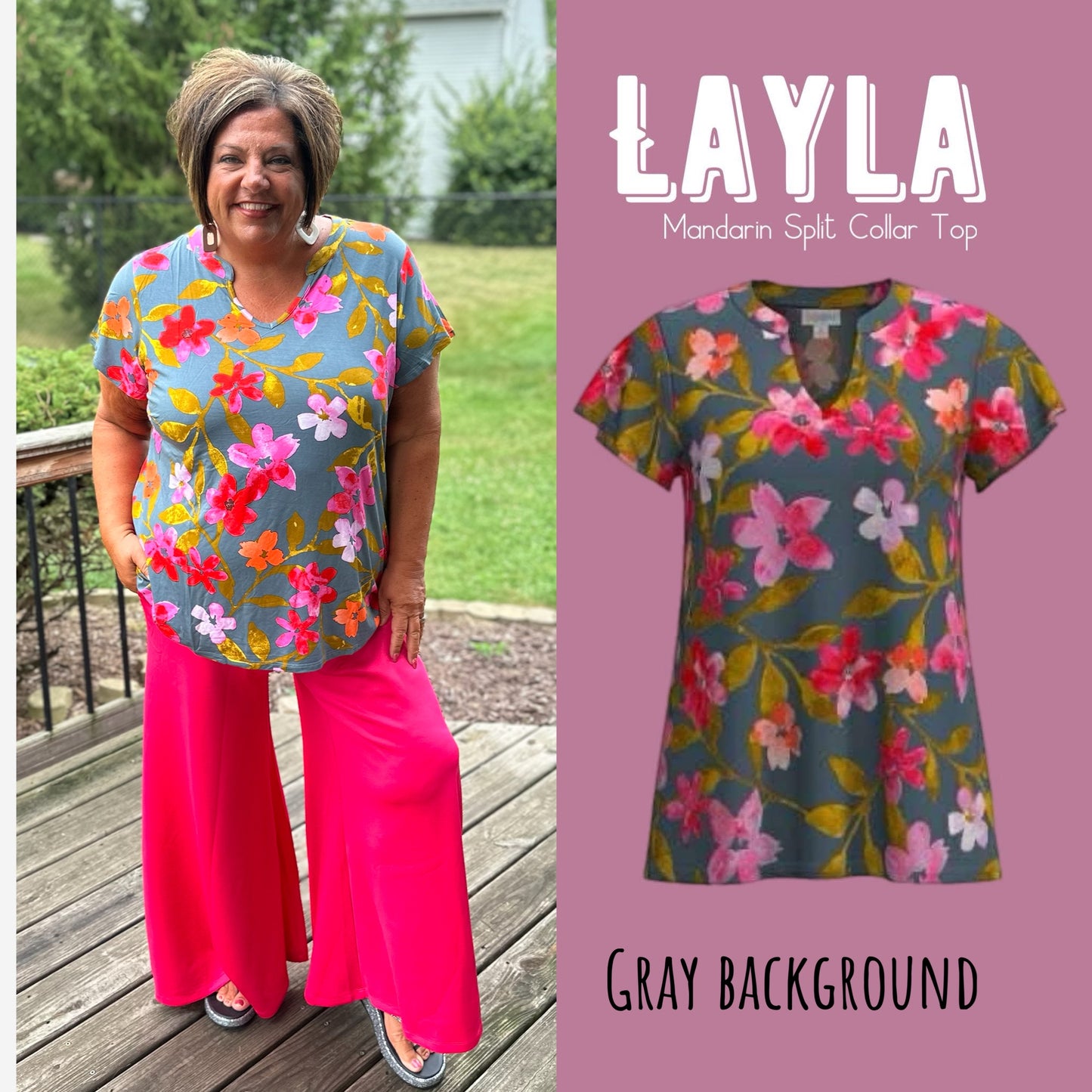 Layla - multi floral