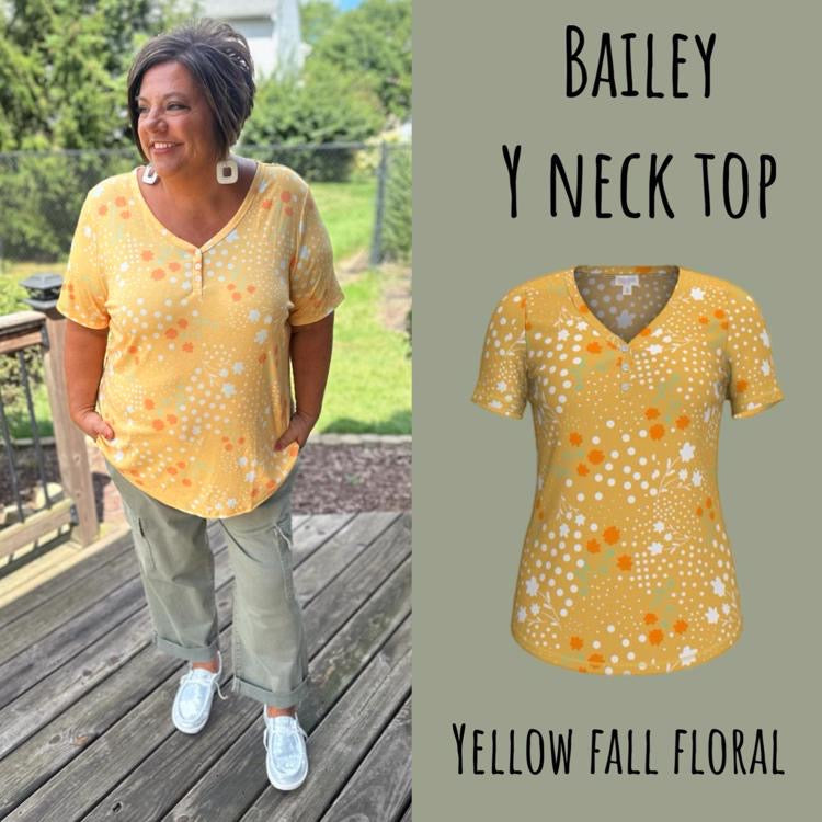 Bailey - yellow fall floral